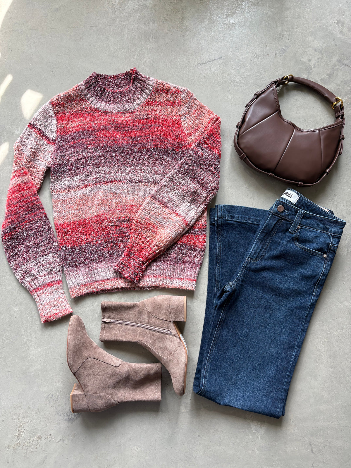 Jazzy Mock Neck Sweater