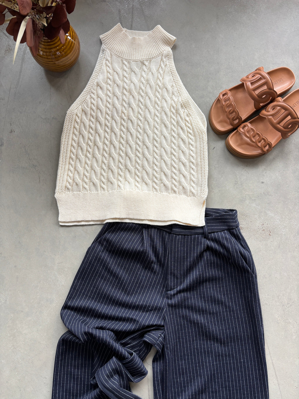 Lana Cream Lightweight Knit