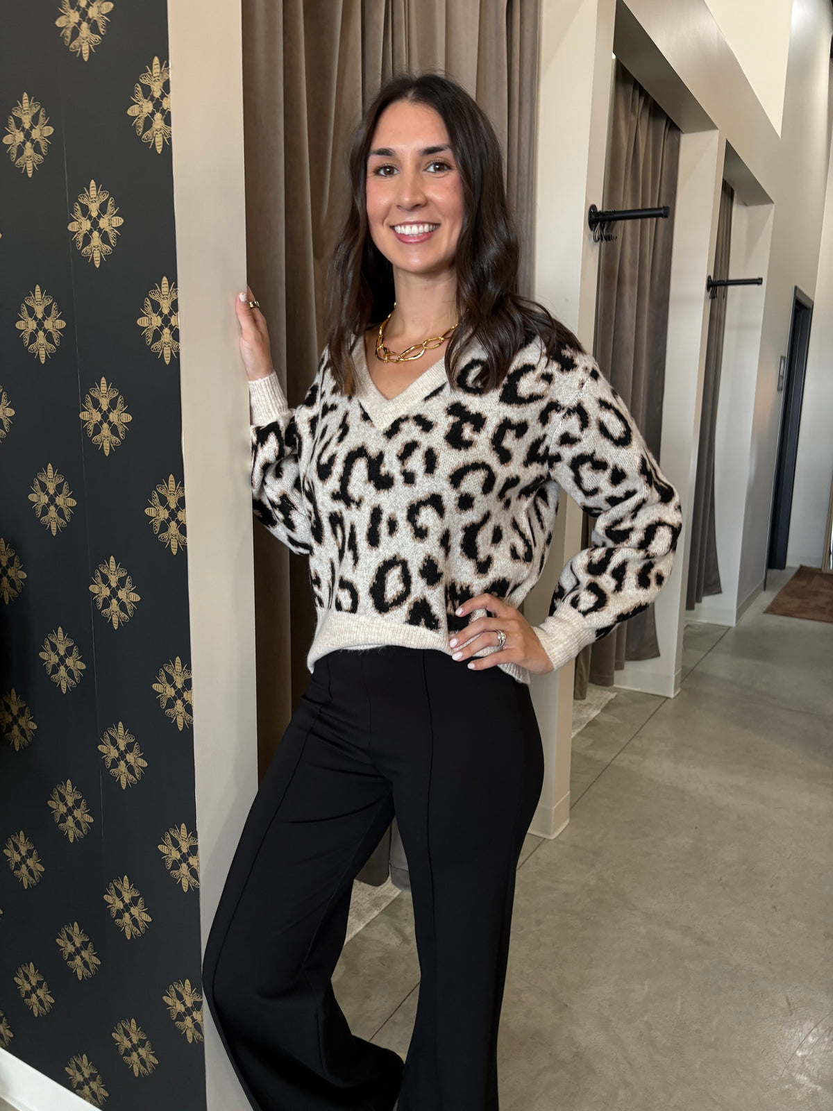 Elodie Blouson Sleeve Sweater