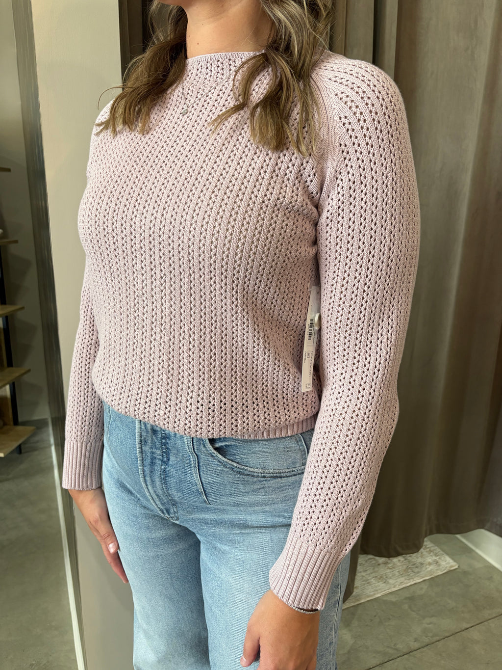 Violet Ice Funnel Neck Sweater