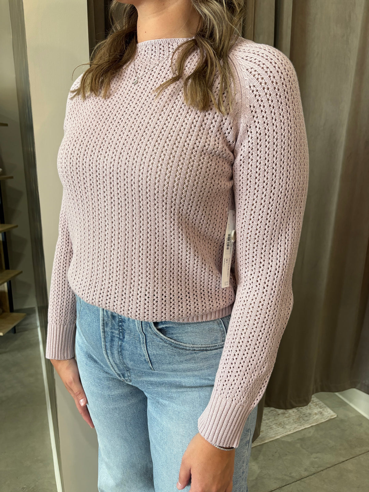 Violet Ice Funnel Neck Sweater