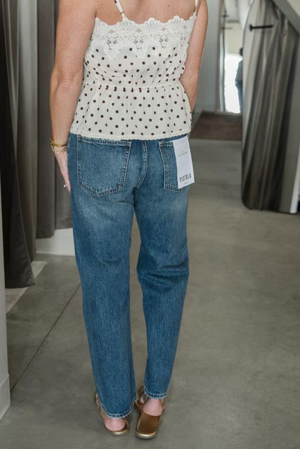 Pistola-Lexi Artisian Mid-Rise Bowed Straight