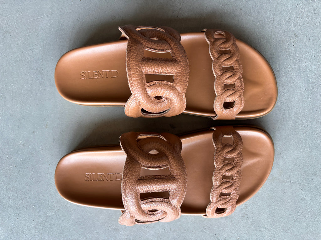 Tan Slide Sandal-Rumie