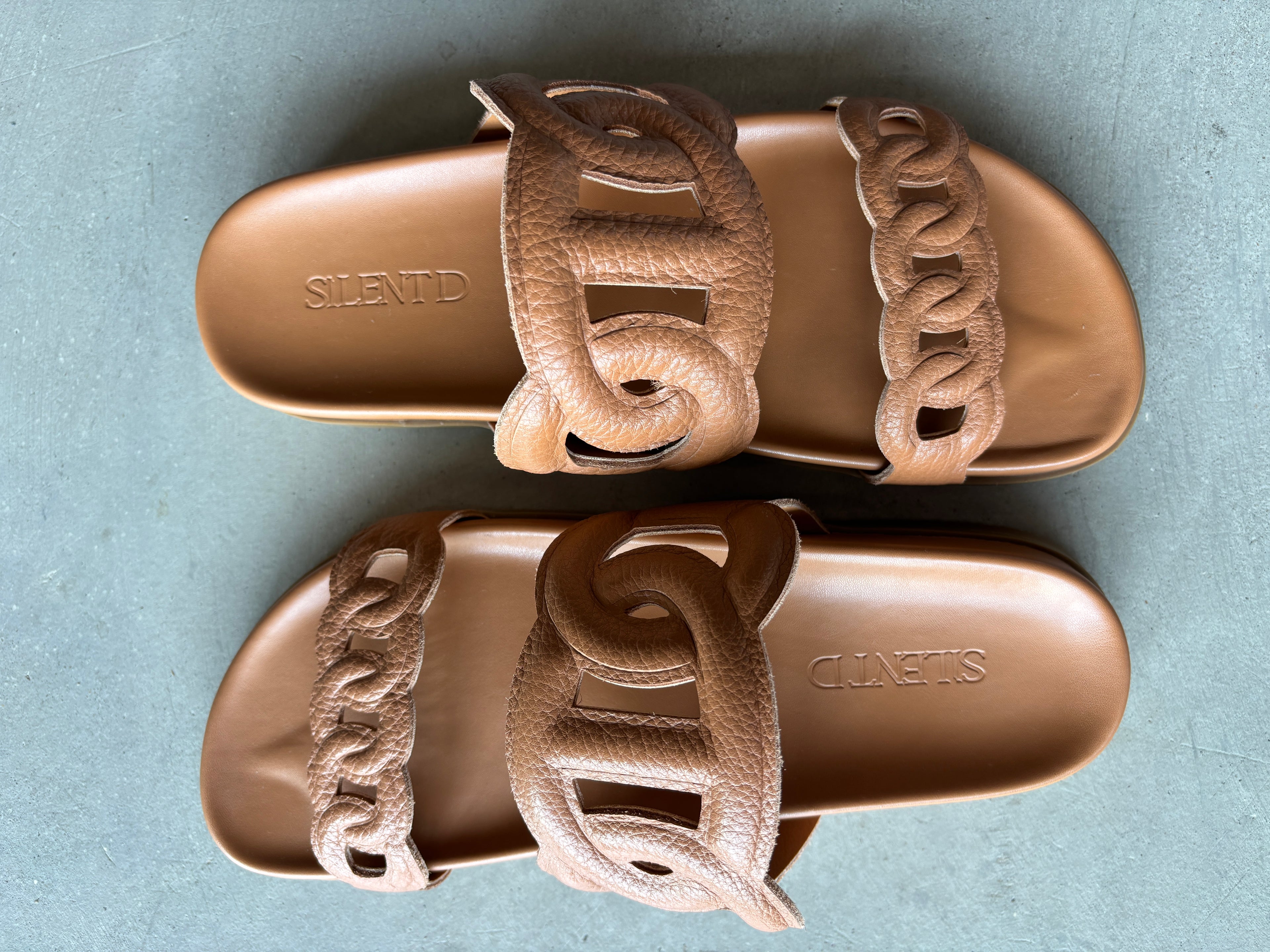 Tan Slide Sandal-Rumie