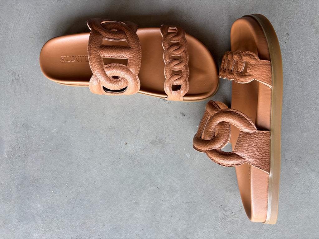 Tan Slide Sandal-Rumie