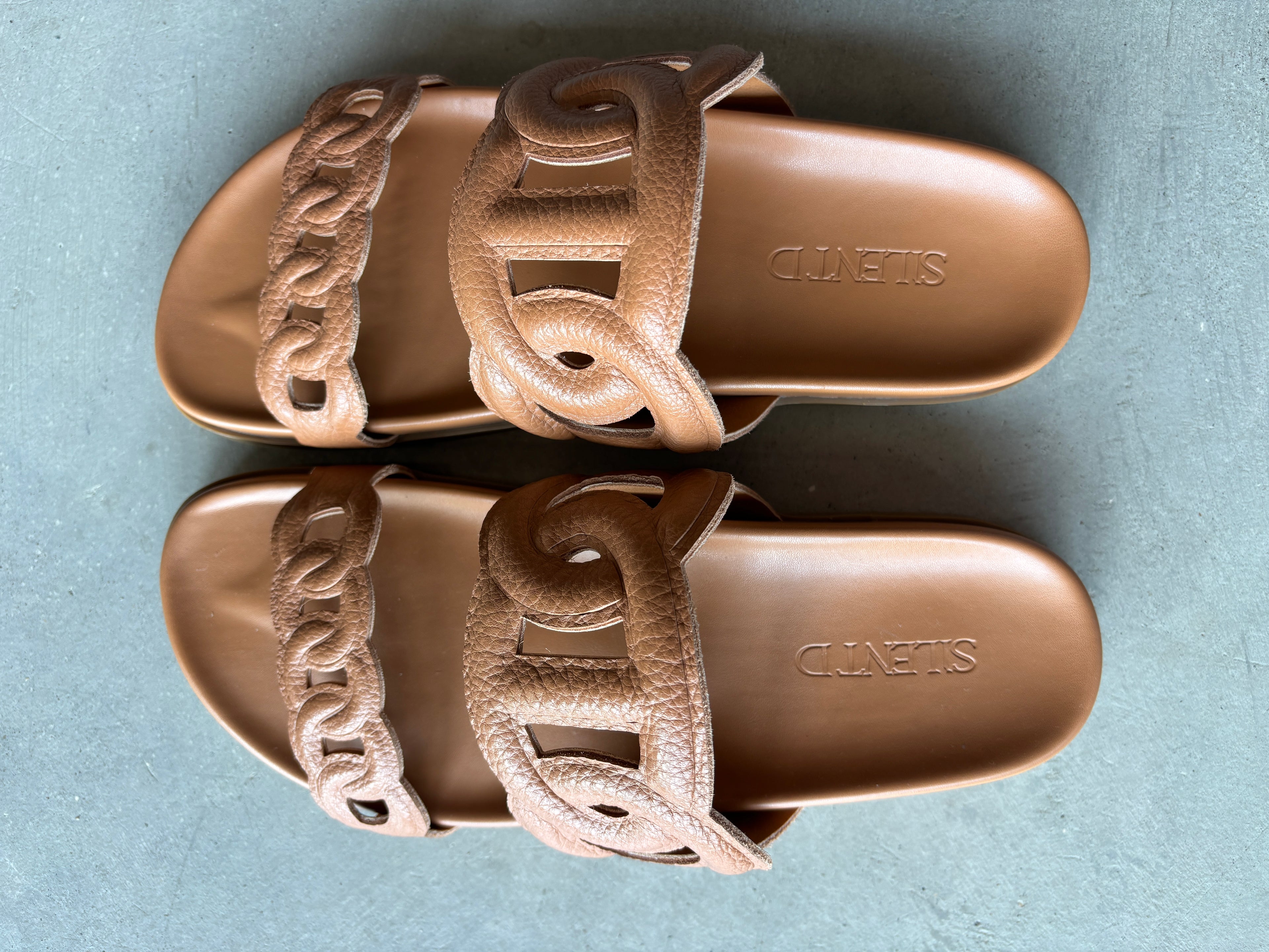 Tan Slide Sandal-Rumie