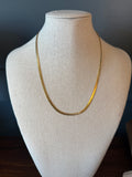 Fiona Gold Herringbone Necklace