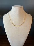 Madison gold Paperclip Necklace
