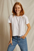 White Harley Crew Neck Tee