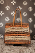 Trendy Delo Stripped Cognac