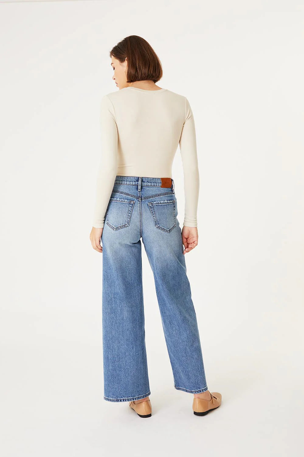 Level 99 Fitted Wide Leg