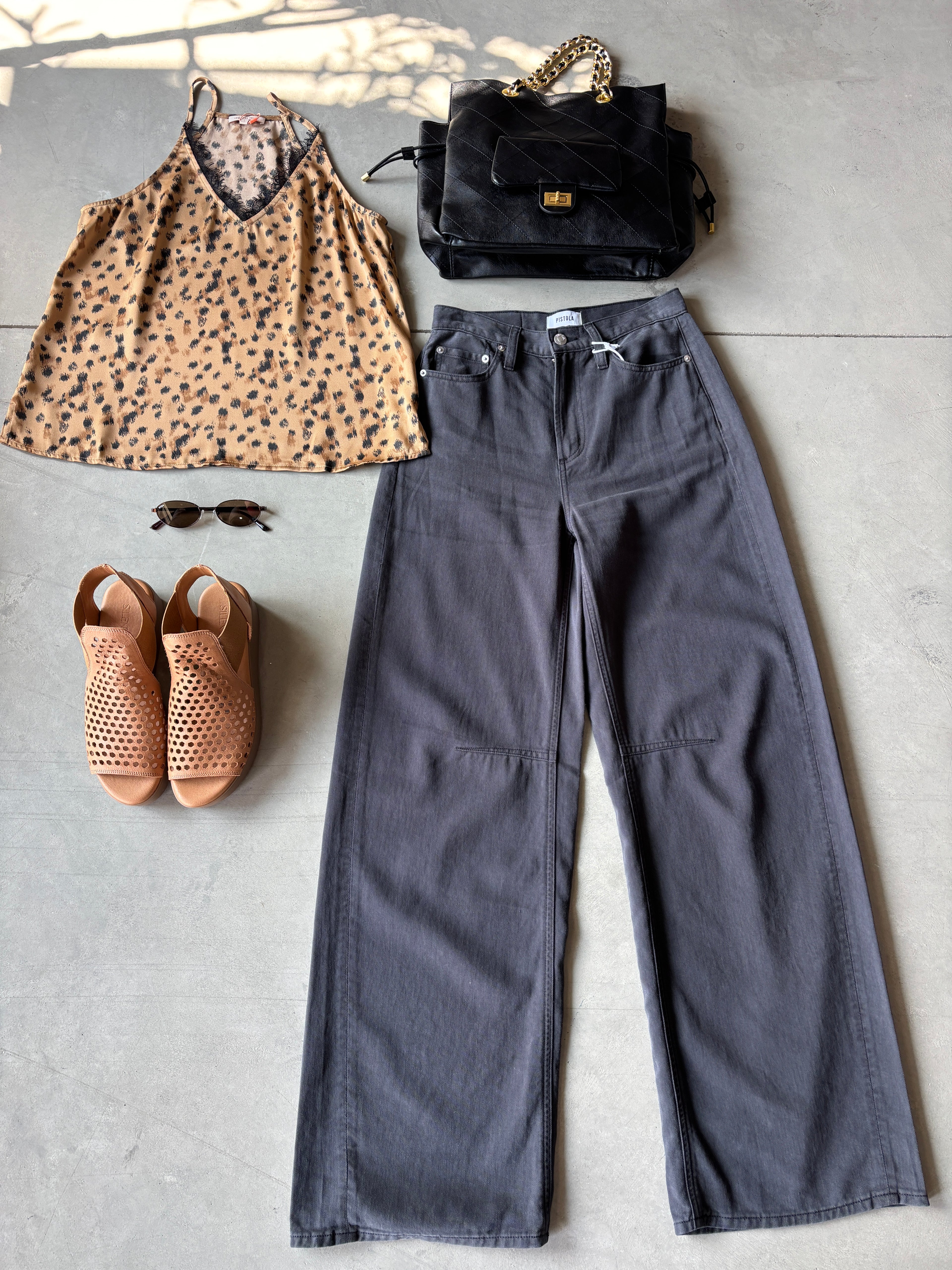 Pistola-Sydney linen Bristol Black