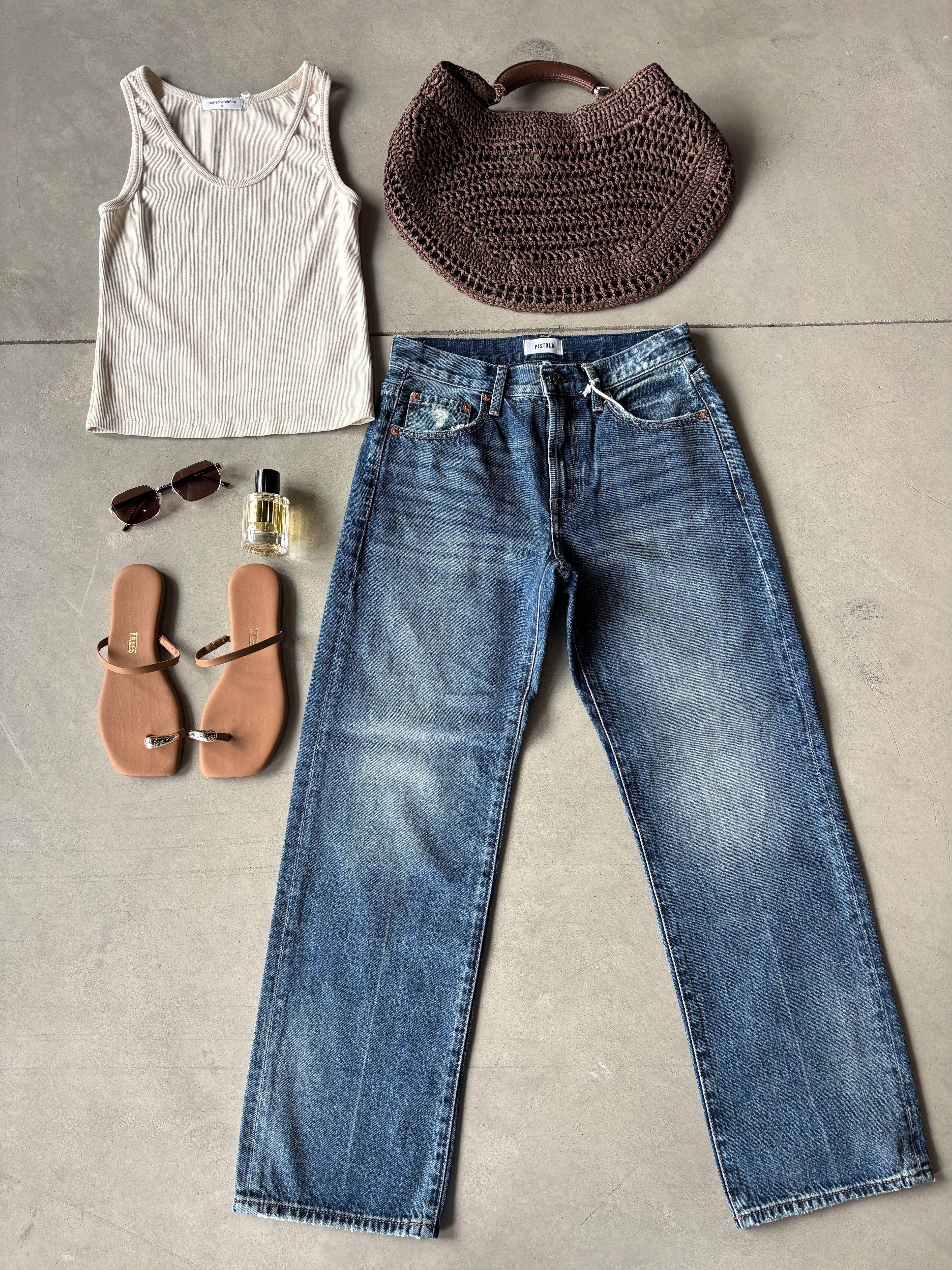 Debbie Sugar Ribbed Tank
