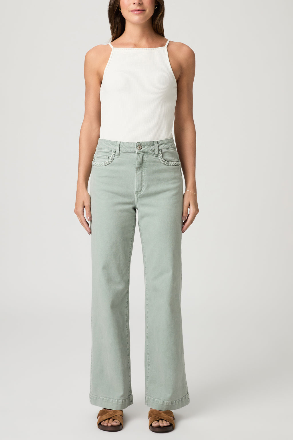 Anessa 31" W/ Braided Pocket Edge - Vintage Seaglass