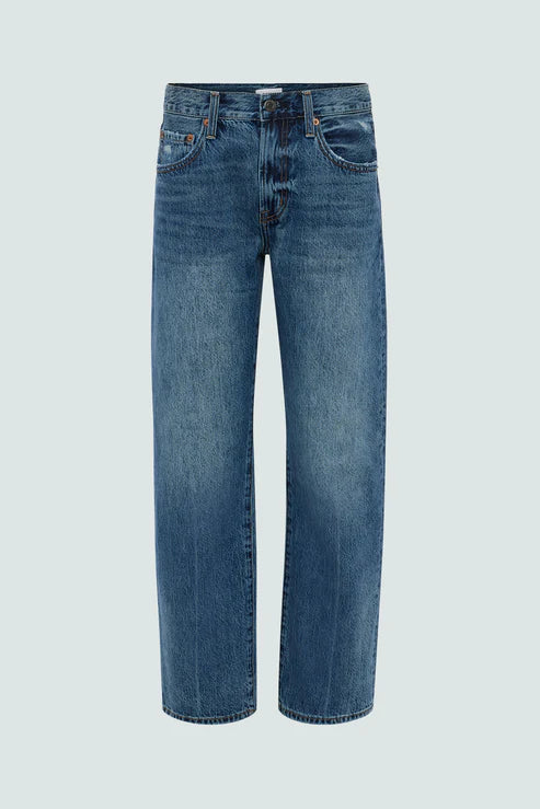 Lexi Artisian Mid-Rise Bowed Straight