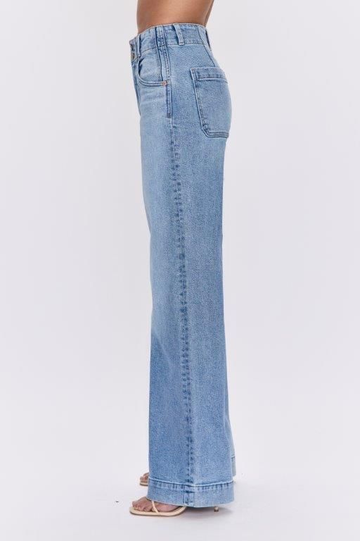 LANA DBL BUTTON HIGH RISE ULTRA WIDE LEG