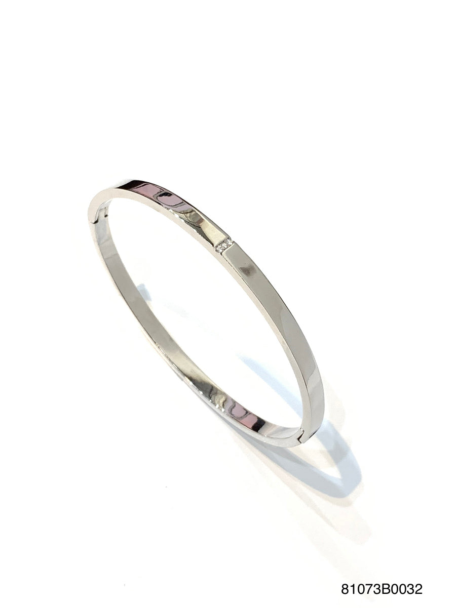 Paloma White Gold Bangle