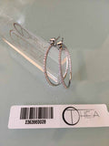 Thin Pave CZ Hoop