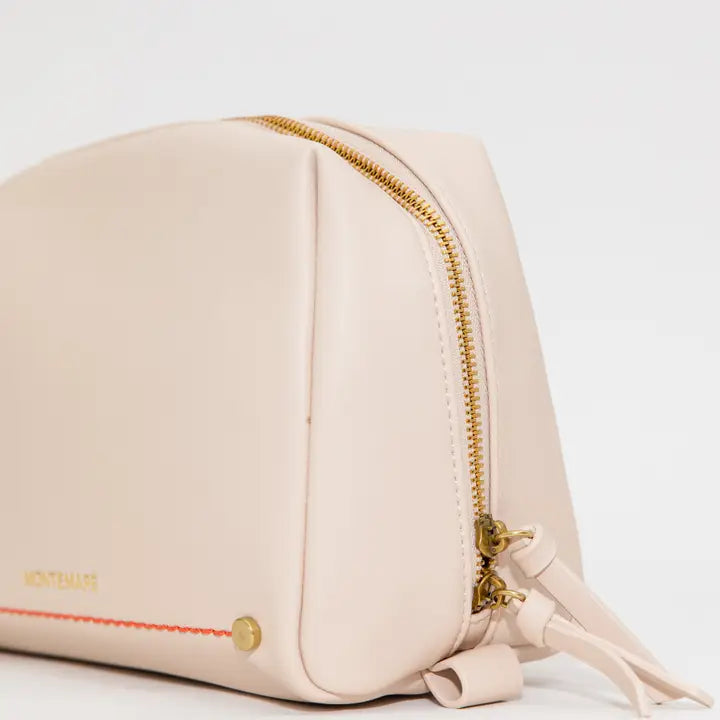 Roma Standing Toiletry Case Ivory