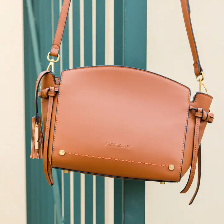 Roma Crossbody-Cognac