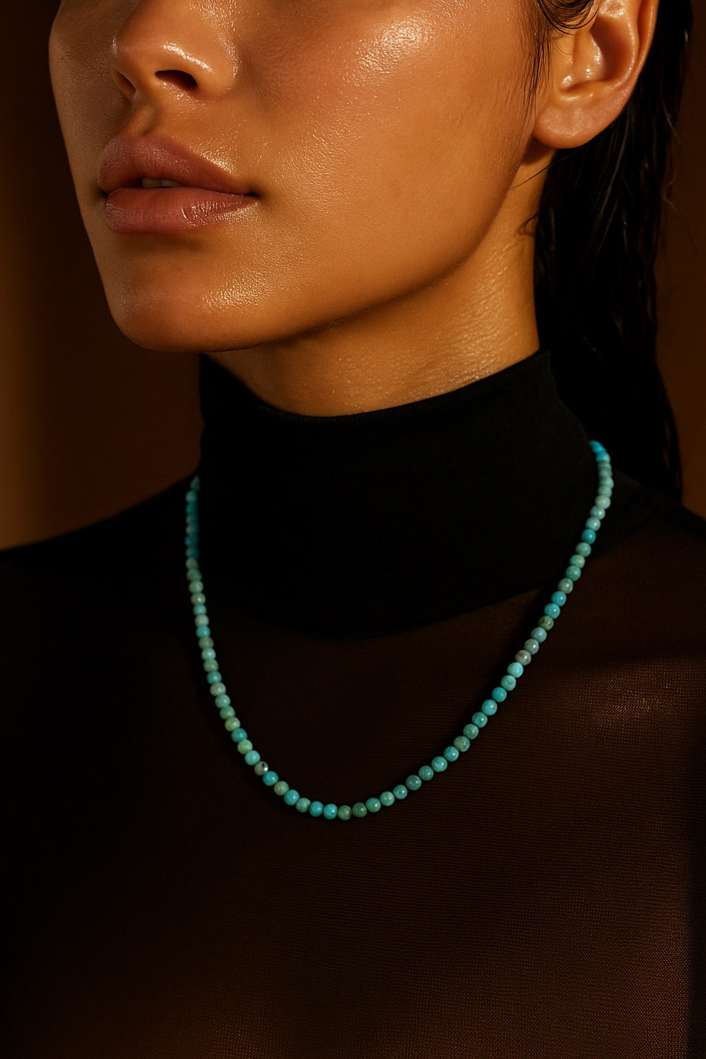 Sander Turquoise Beaded Necklace