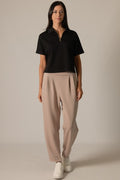 Taupe Tapered Pants