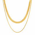 Cassia Double Chain Necklace