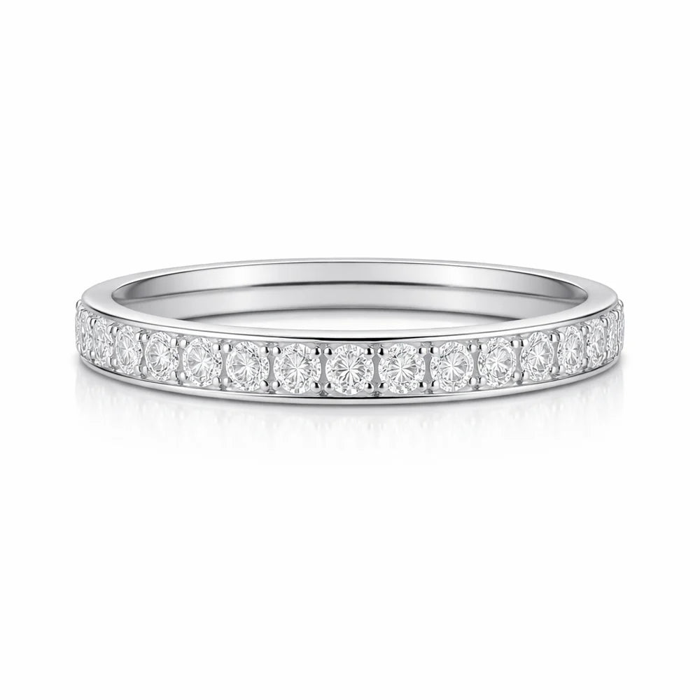 Veila Silver Eternity Band