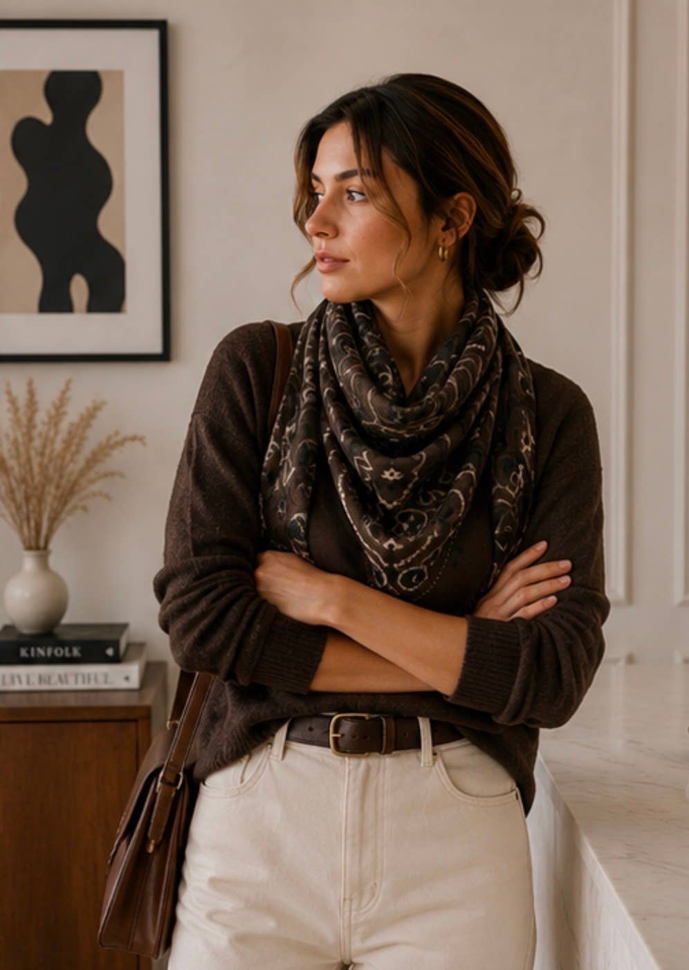 Large Woolen Square Bandana