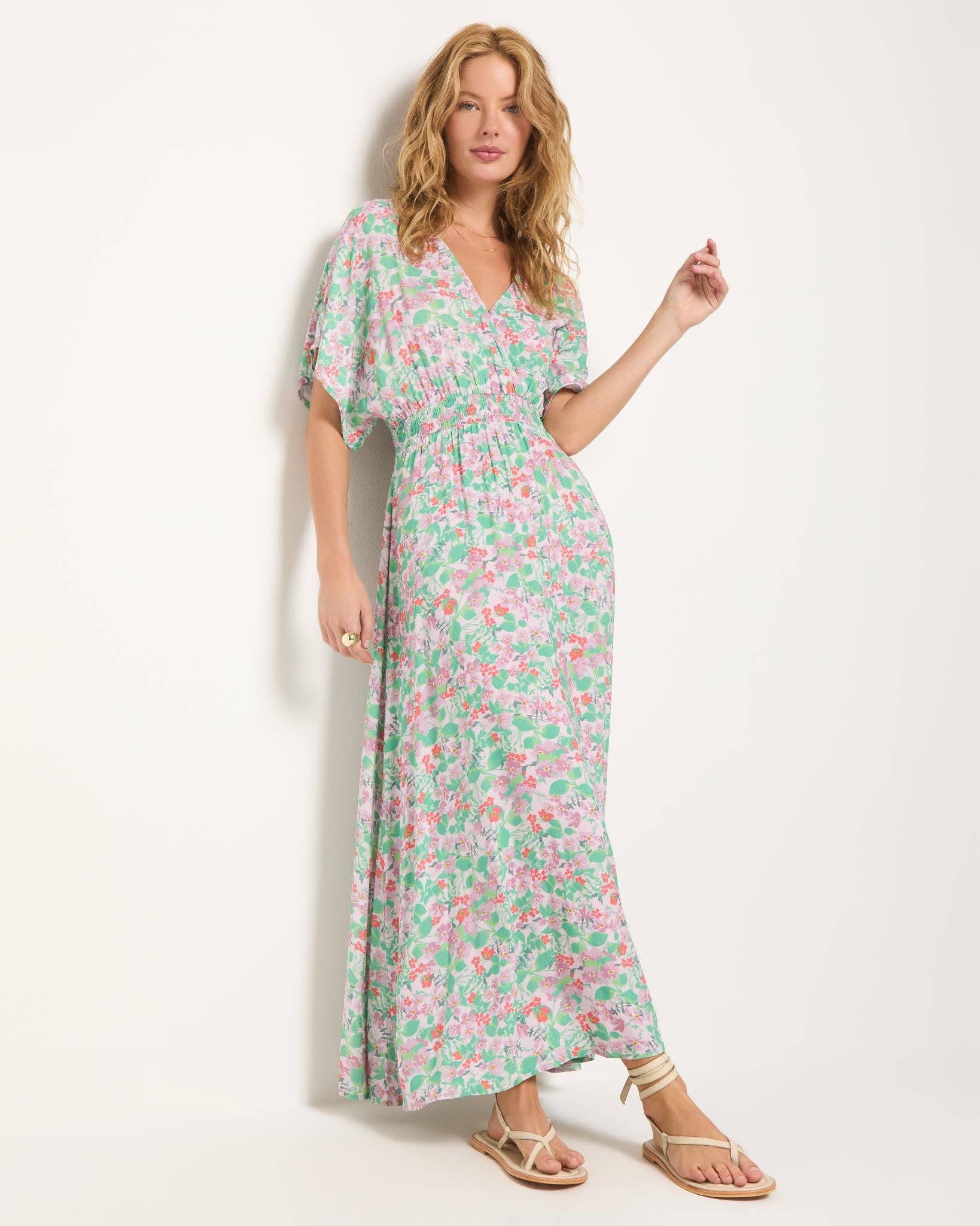 Topanga Printed Midi Dress