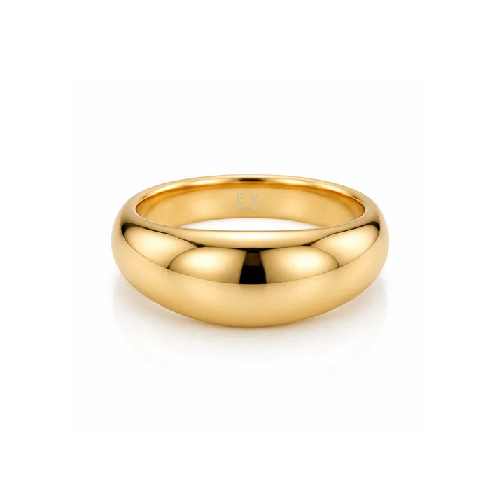 Alice Dome Gold Ring