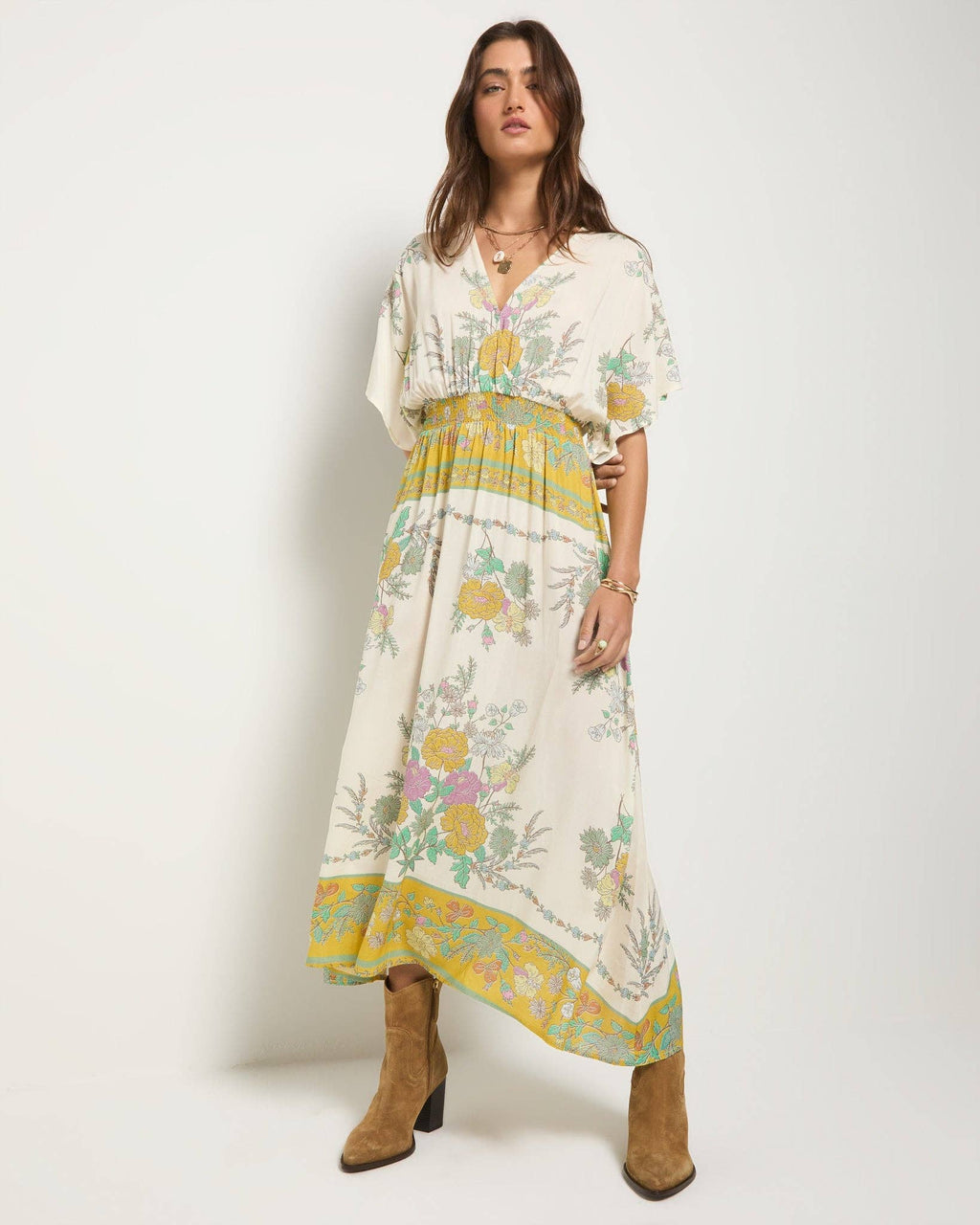 Topanga Printed Midi Dress