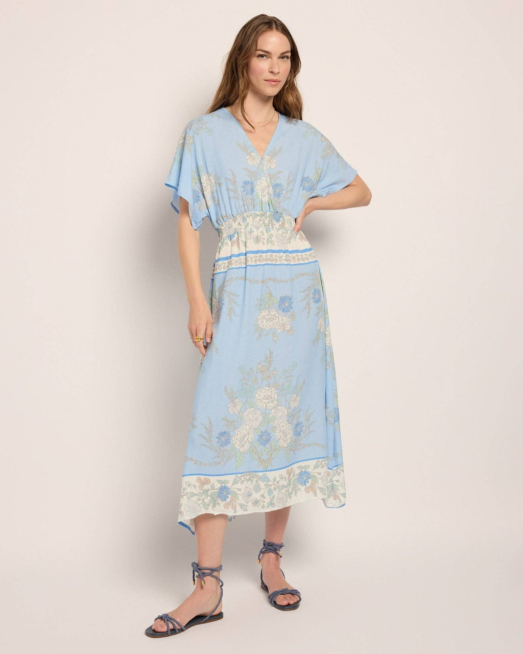 Topanga Printed Midi Dress