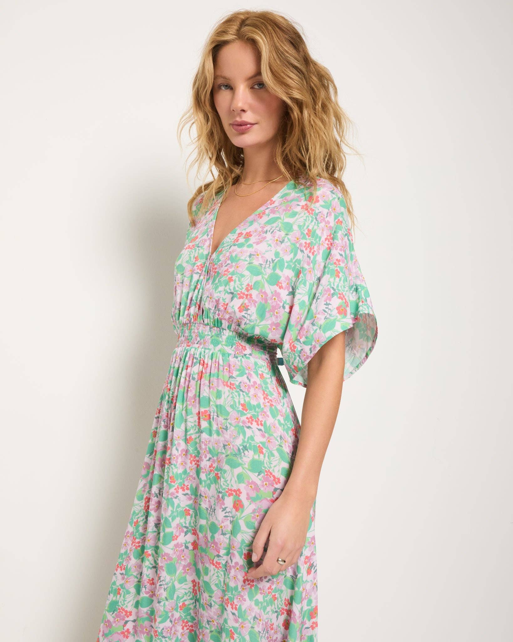 Topanga Printed Midi Dress