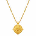 Beckett Sun Disc Pendant Necklace