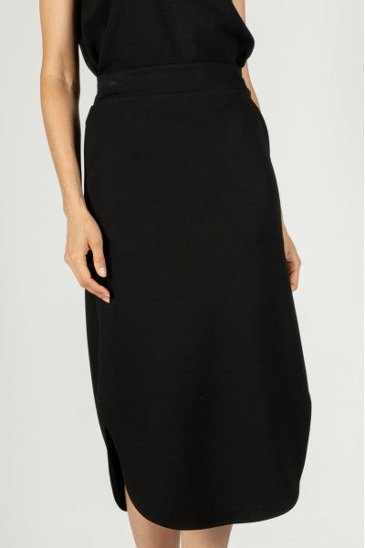 Black Midi Skirt