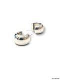 Brooke White Gold Hoop