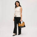 Tan Black Eliana Tote