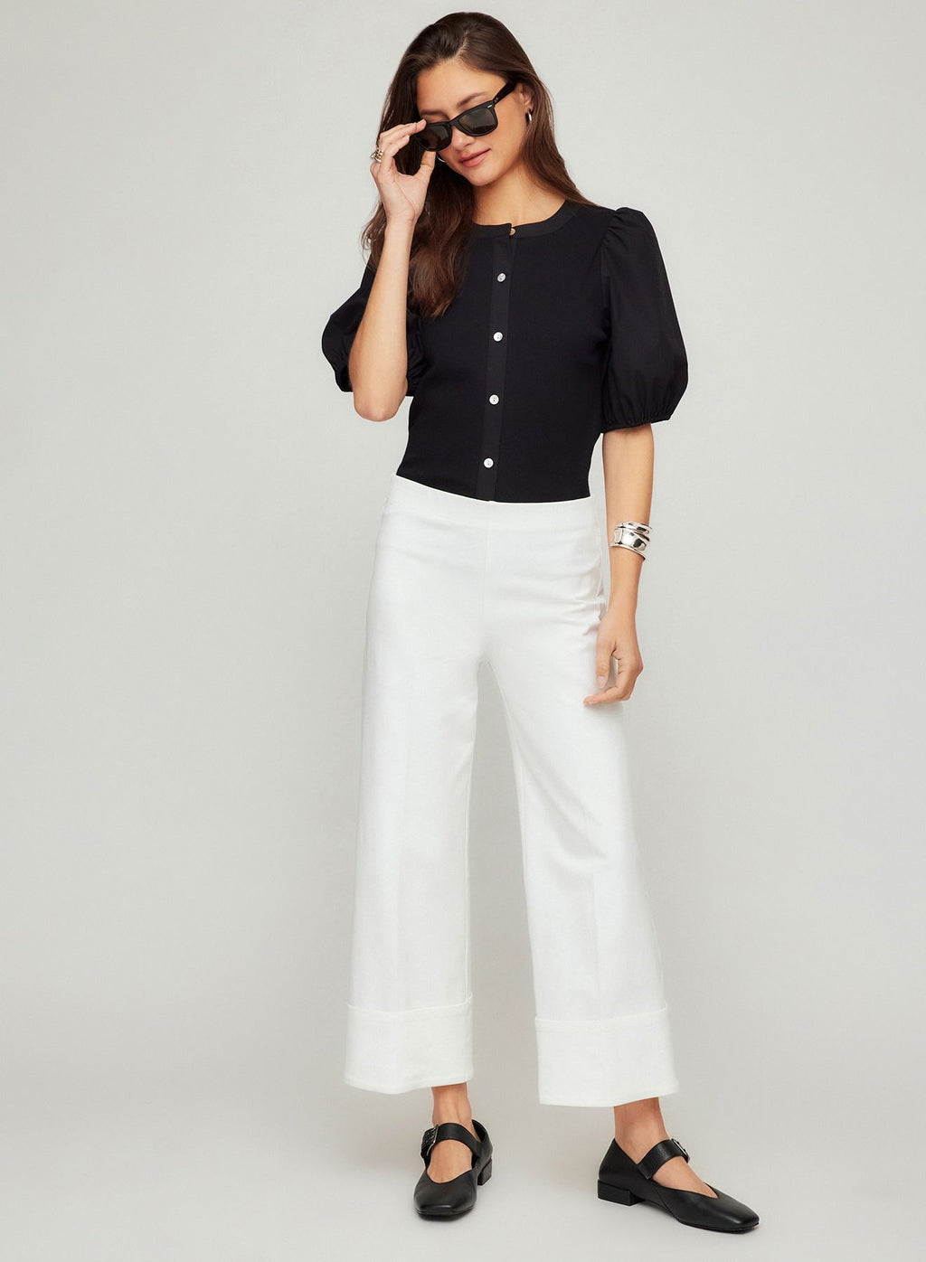 Regina Cuff Cropped Pants