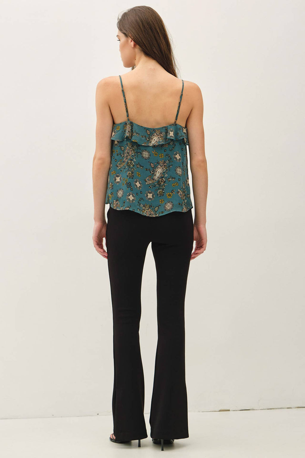 Paisley Ruffled Top