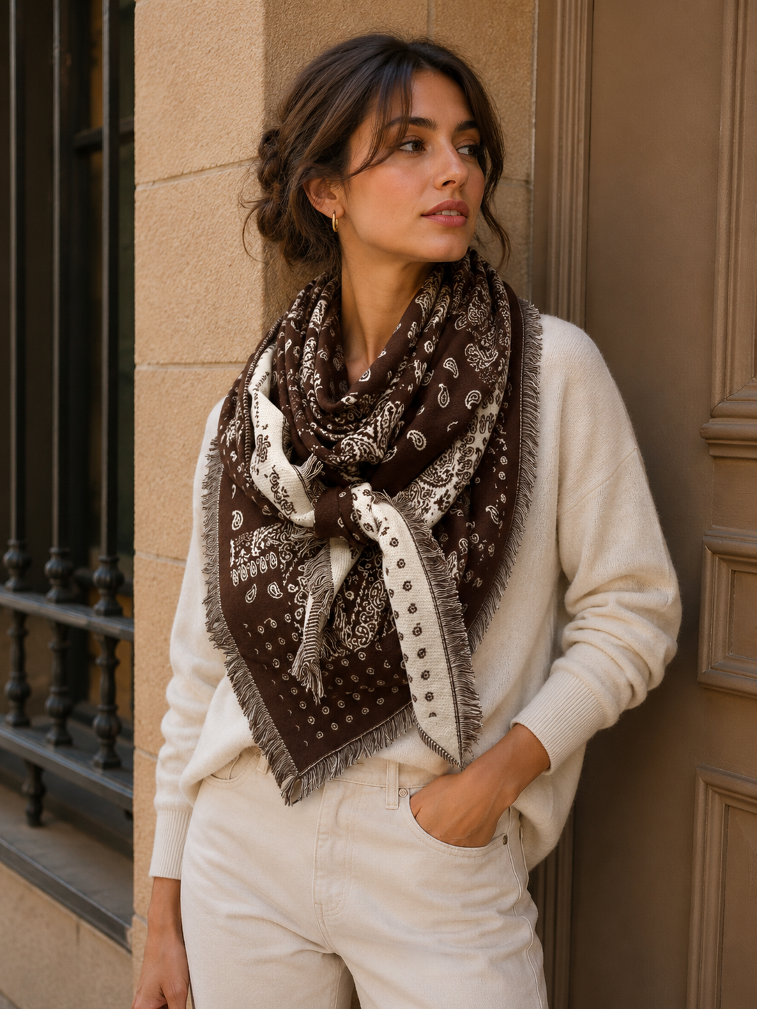 Thick Triangle 2 In 1 - Paisley
