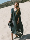 Ela Kaftan Black Cover-up