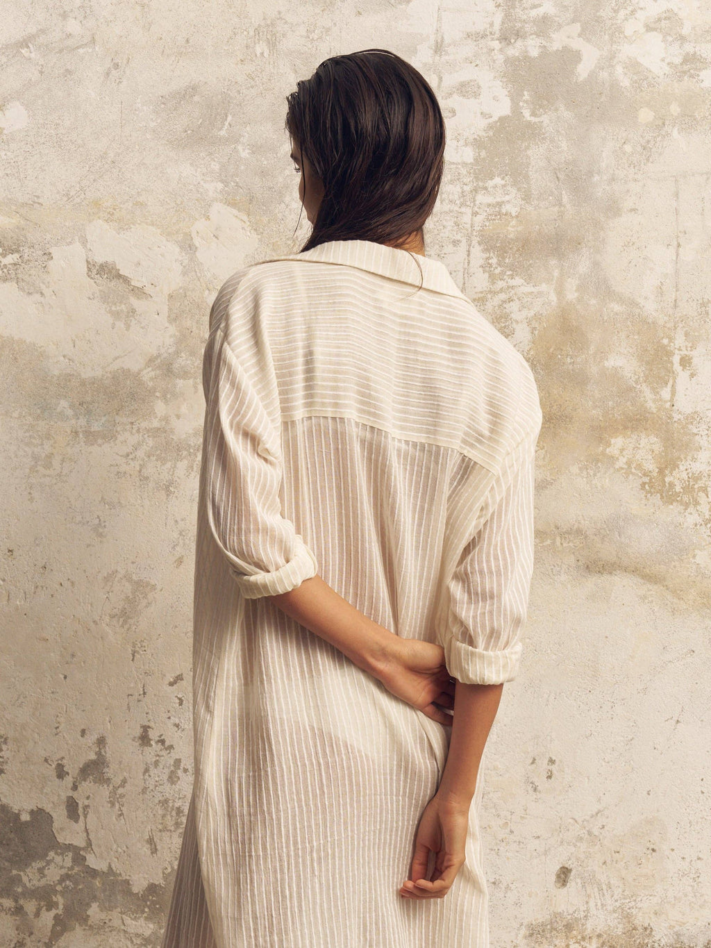 Voyage Cover-up White Stripes