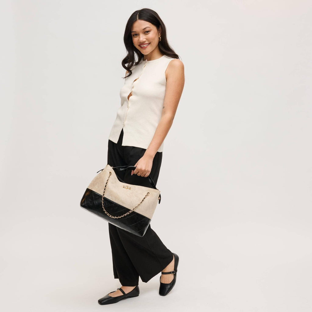 Stone Black Eliana Tote