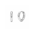 Erin Silver Huggie Earring