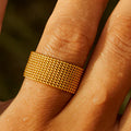 Etta Gold Mesh Ring