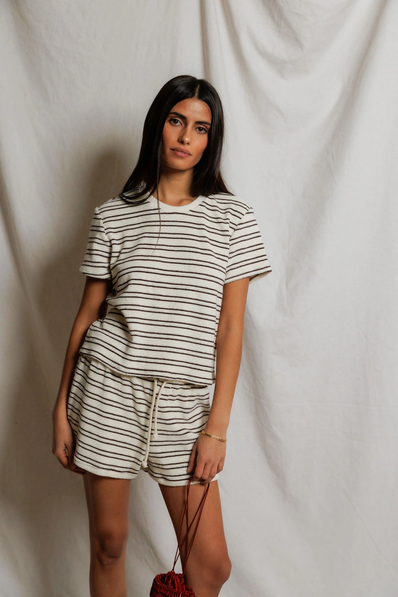 Eve Crew Neck Stripe T