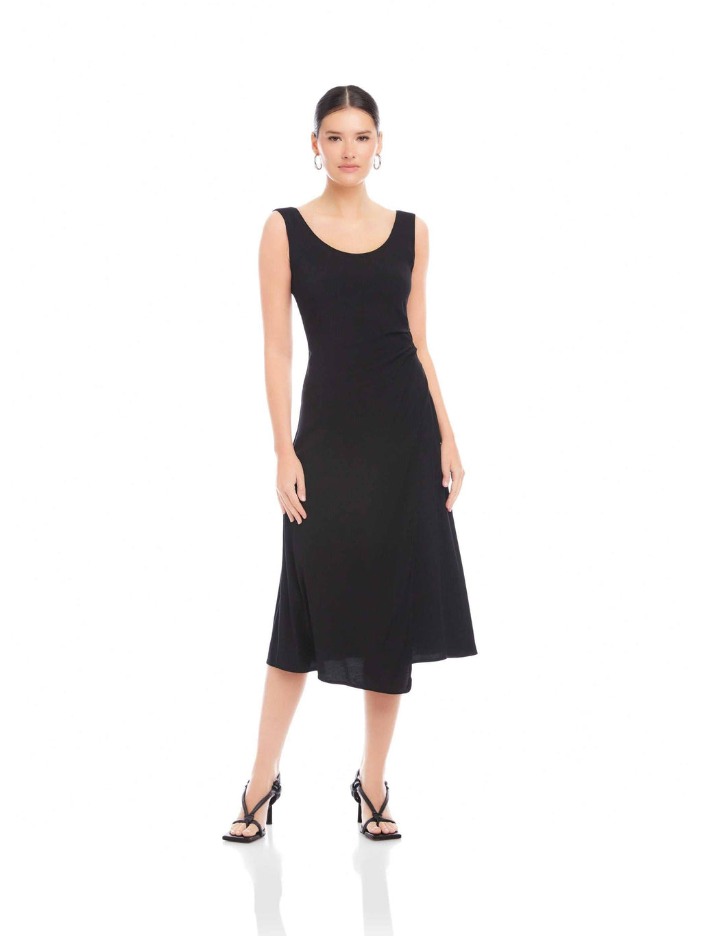 Shari Side-Pleat Dress