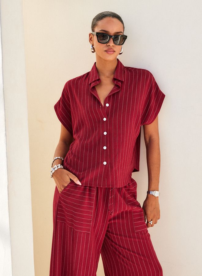 Collette Button Up Top