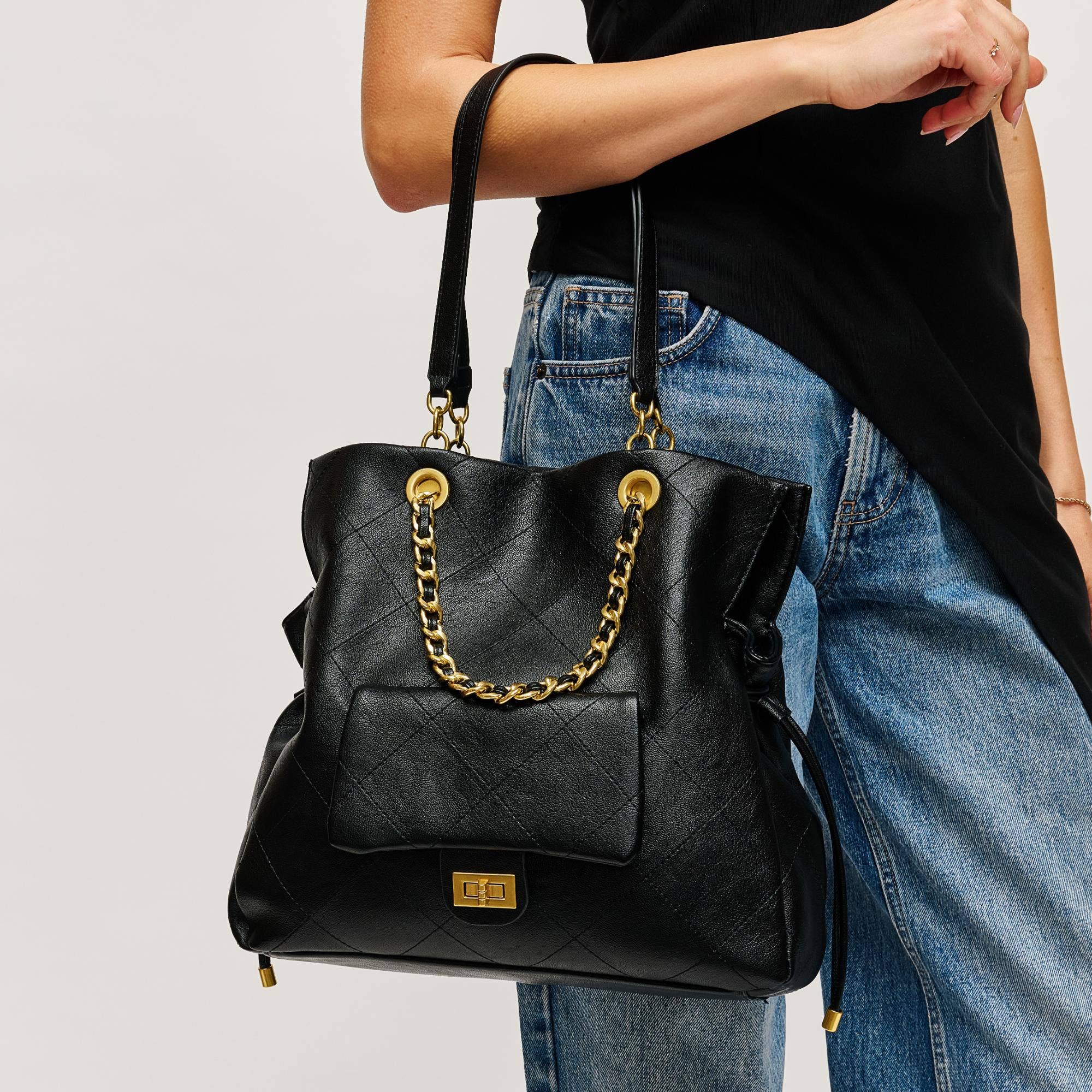 Black Hudson Tote